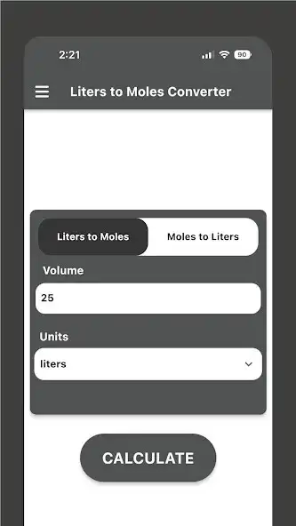 Play Liters to Moles Calculator as an online game online Liters to Moles Calculator with UptoPlay Play Liters to Moles Calculator as an online game Liters to Moles Calculator with UptoPlay