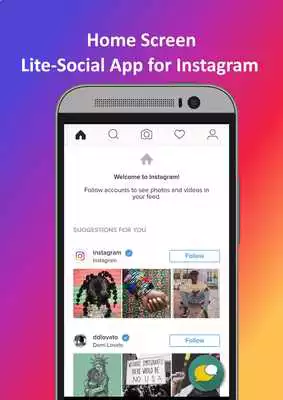 Play Lite Social App For Instagram