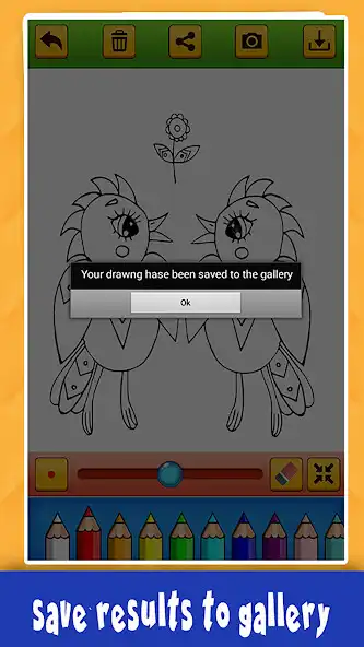 Play Litle Birds Coloring Book as an online game Litle Birds Coloring Book with UptoPlay