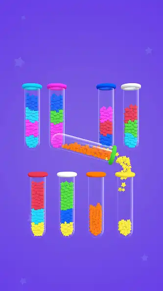 Play Little Balls Sort Puzzle! as an online game Little Balls Sort Puzzle! with UptoPlay