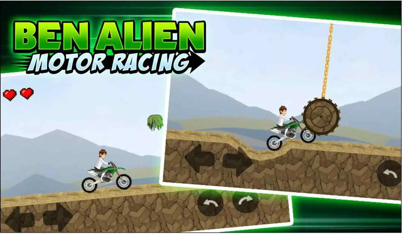 Play Little Boy Ben Hero Racing - 10 Hill Climb Maps