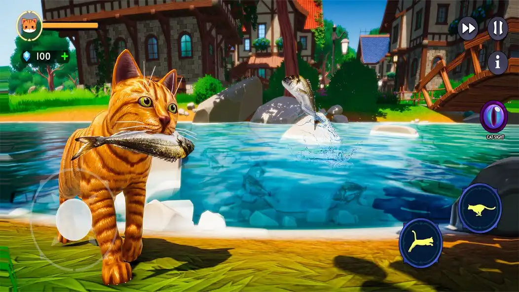 Play Little Cat Kitty Big City 3D  and enjoy Little Cat Kitty Big City 3D with UptoPlay