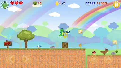 Play Little Dino Adventure Returns 2 as an online game Little Dino Adventure Returns 2 with UptoPlay