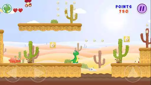 Play Little Dino Adventure as an online game Little Dino Adventure with UptoPlay