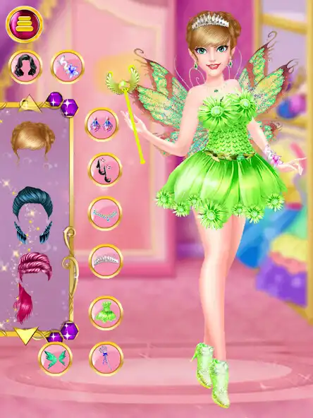 Play Little Fairy Makeup Salon  and enjoy Little Fairy Makeup Salon with UptoPlay
