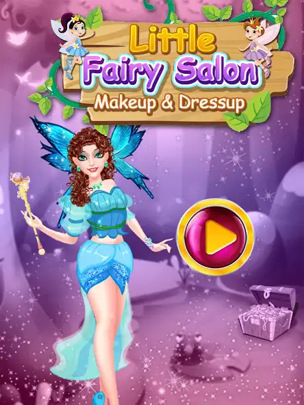 Play Little Fairy Makeup Salon as an online game Little Fairy Makeup Salon with UptoPlay
