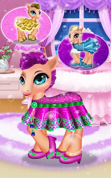 Play Little Fairy Unicorns Princess as an online game Little Fairy Unicorns Princess with UptoPlay