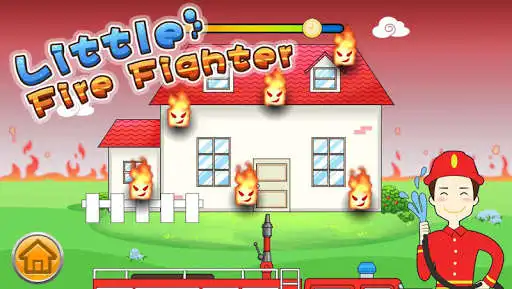 Play Little Firefighters - fire fighting truck game  and enjoy Little Firefighters - fire fighting truck game with UptoPlay