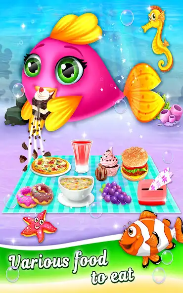 Play Little Fish Care  Dress-up as an online game Little Fish Care  Dress-up with UptoPlay