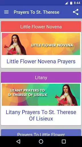Play Little Flower Novena Prayers  and enjoy Little Flower Novena Prayers with UptoPlay