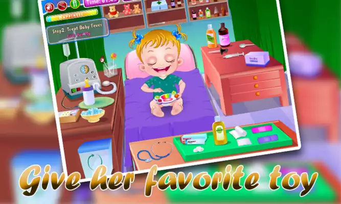 Play Little Girl Goes Sick Dress Up