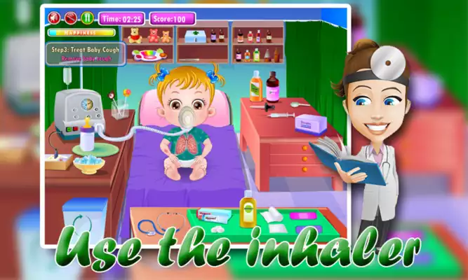Play Little Girl Goes Sick Dress Up