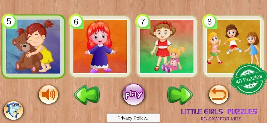 Play Little Girls Puzzles  Jigsaw. as an online game Little Girls Puzzles  Jigsaw. with UptoPlay