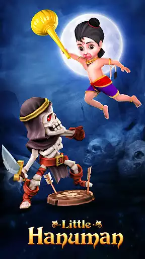 Play Little Hanuman - Endless Adventure Running Game  and enjoy Little Hanuman - Endless Adventure Running Game with UptoPlay