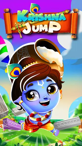 Play Little Krishna - Jump Tap Game  and enjoy Little Krishna - Jump Tap Game with UptoPlay