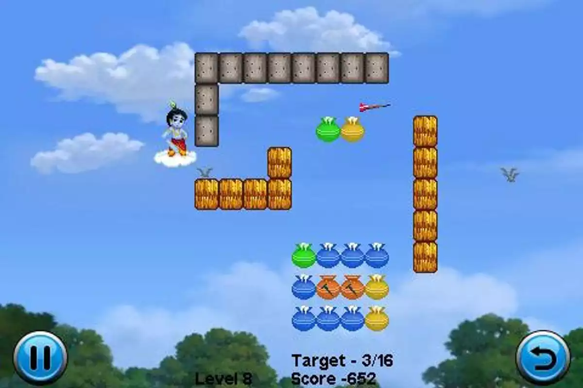 Play Little Krishna Makhan Masti