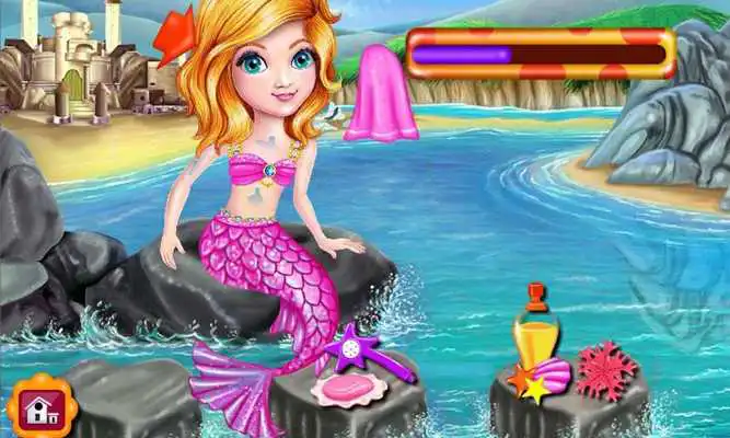 Play Little Mermaid Bathing