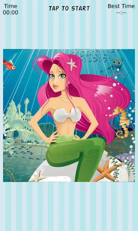 Play Little Mermaid Sliding Puzzle