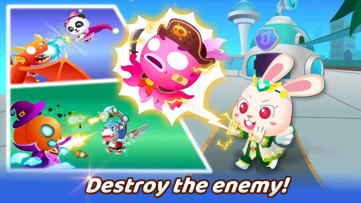 Play Little Panda's Hero Battle Game