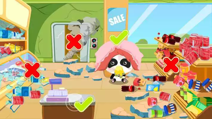 Play Little Panda Earthquake Safety