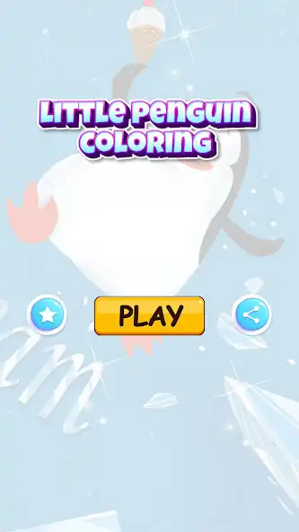 Play Little Penguin Coloring as an online game Little Penguin Coloring with UptoPlay