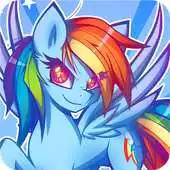 Free play online Little Pony Rainbow Run APK