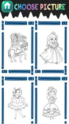 Play Little Princess Coloring Book