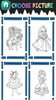 Play Little Princess Coloring Book