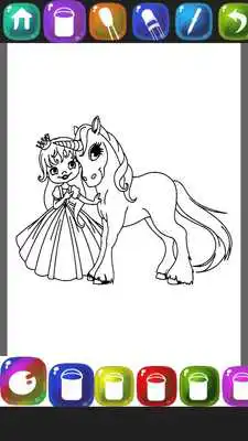 Play Little Princess Coloring Book