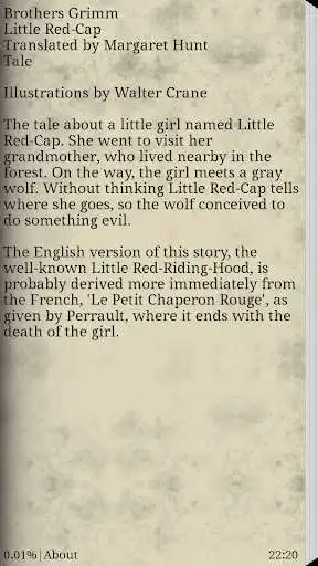 Play Little Red-Cap. Brothers Grimm as an online game Little Red-Cap. Brothers Grimm with UptoPlay