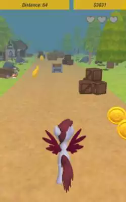Play Little run pony 3D