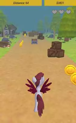 Play Little run pony 3D