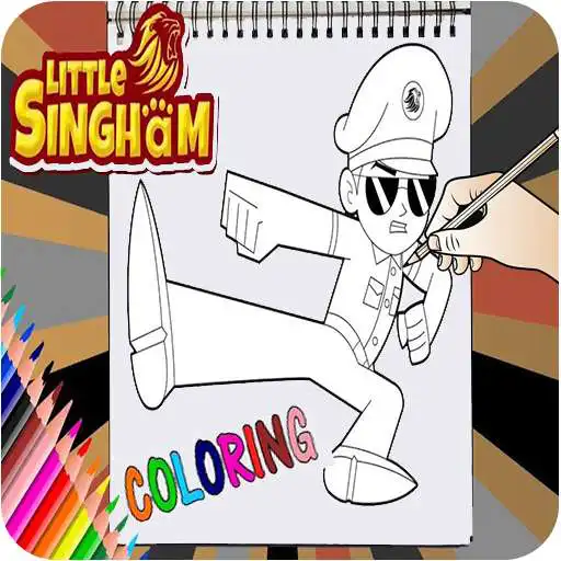 Play Little Singham coloring book APK Play Little Singham coloring book APK