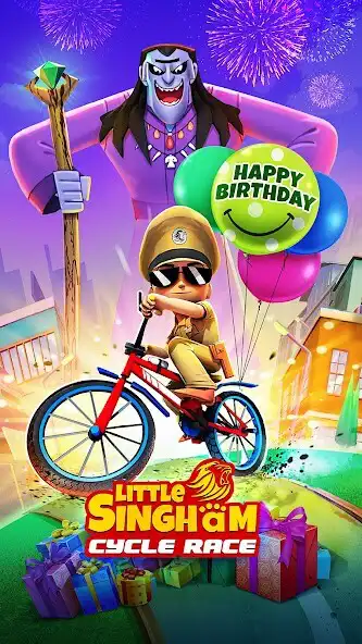 Play Little Singham Cycle Race  and enjoy Little Singham Cycle Race with UptoPlay