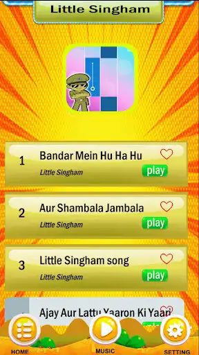 Play Little Singham Piano Games  and enjoy Little Singham Piano Games with UptoPlay