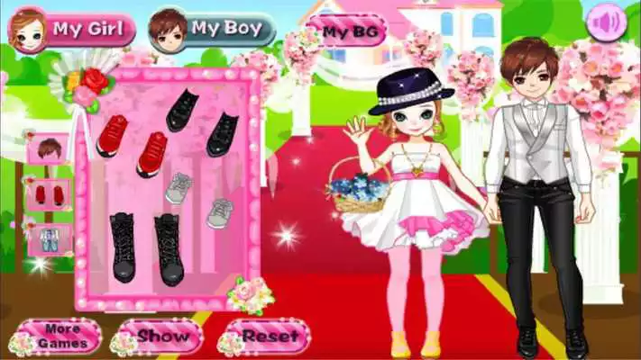 Play Little Snow Couple Dating