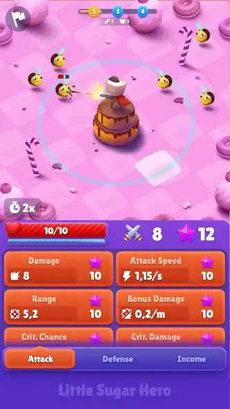 Play Little Sugar Hero: Idle Tower as an online game Little Sugar Hero: Idle Tower with UptoPlay