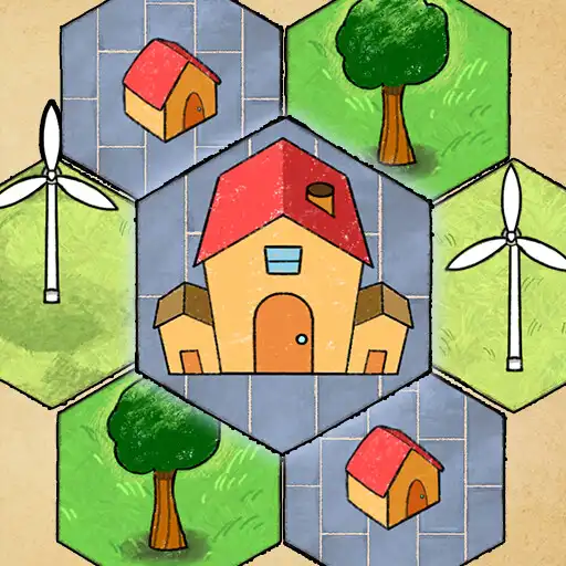 Play Little Town Hexagon APK