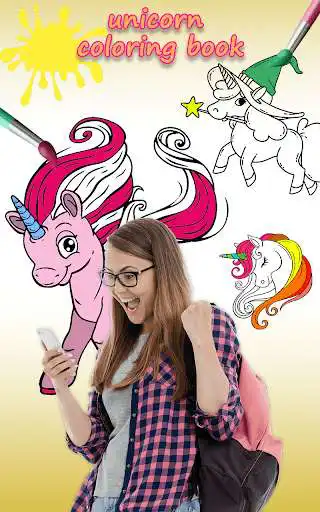 Play Little Unicorn Coloring: Pony Coloring Book Horses  and enjoy Little Unicorn Coloring: Pony Coloring Book Horses with UptoPlay