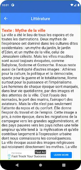 Play Littérature Contraction Texte as an online game Littérature Contraction Texte with UptoPlay