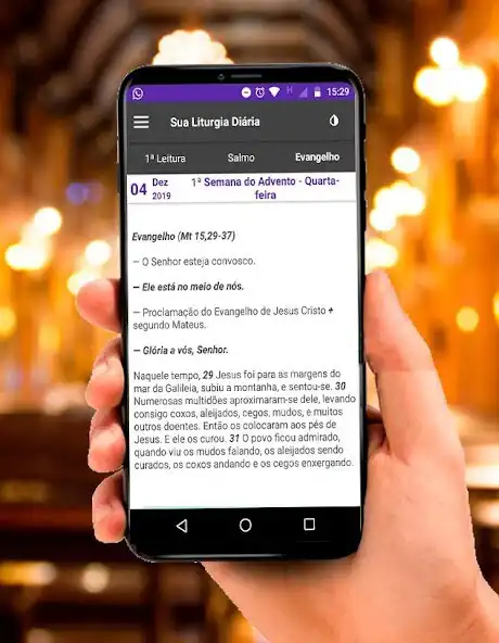 Play Liturgia Diária Mobile as an online game Liturgia Diária Mobile with UptoPlay