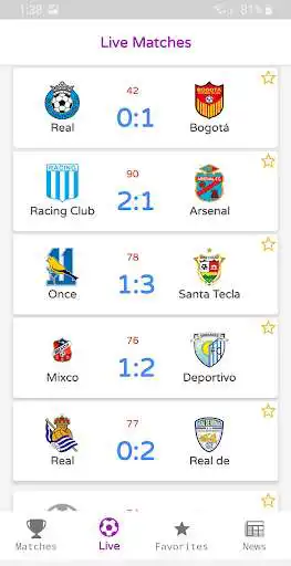 Play Live 24 Soccer - Live Sport Score Updates as an online game Live 24 Soccer - Live Sport Score Updates with UptoPlay