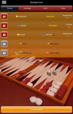 Play LiveBackgammon