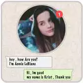 Free play online Live Chat With Annie LeBlanc - Prank APK Free play online Live Chat With Annie LeBlanc - Prank APK