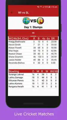 Play Live Cricket Fast Line : scorecard world cup 2019