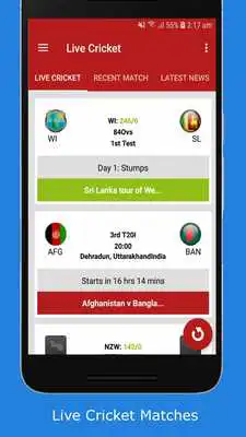 Play Live Cricket Fast Line : scorecard world cup 2019