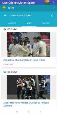Play Live Cricket Match Scores