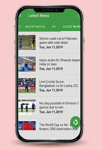 Play Live Cricket Scores & News 2019  and enjoy Live Cricket Scores & News 2019 with UptoPlay