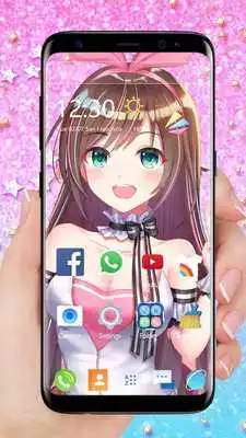 Play Live Cute Sweet Girl Animated Wallpaper