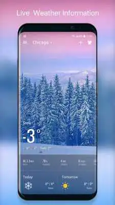 Play Live Daily Local Weather Forecast-Snowstorm Alert